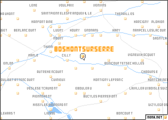 map of Bosmont-sur-Serre