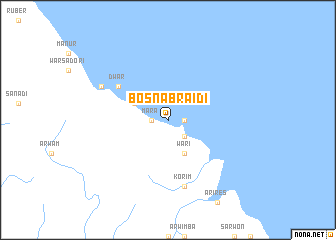 map of Bosnabraidi