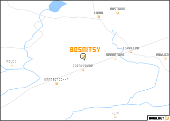 map of Bosnitsy