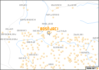 map of Bošnjaci