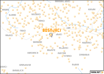 map of Bošnjaci