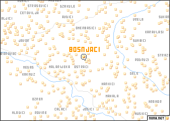 map of Bošnjaci