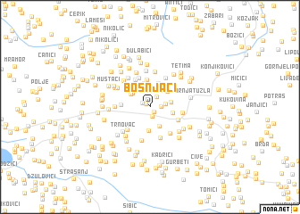 map of Bošnjaci