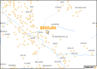 map of Bošnjak