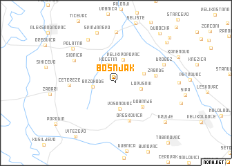 map of Bošnjak