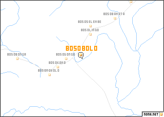 map of Bosobolo