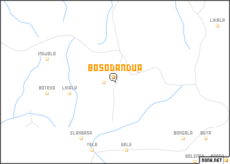 map of Boso-Dandua