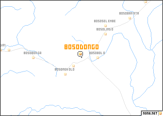 map of Bosodongo