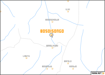 map of Boso-Isongo