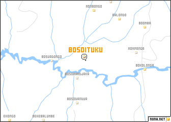 map of Boso-Ituku