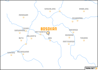 map of Bosokan