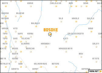 map of Bosokʼē