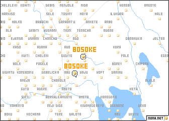 map of Bosokʼē