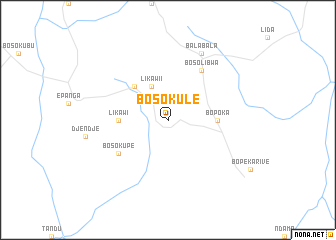 map of Boso-Kule