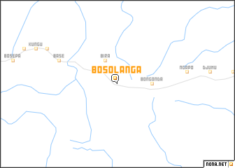 map of Bosolanga