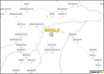 map of Bosolé