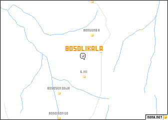 map of Boso-Likala