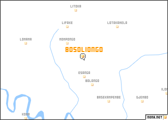 map of Bosoliongo