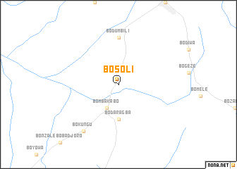 map of Bosoli