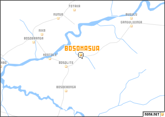 map of Boso-Masua