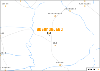 map of Boso-Modjebo