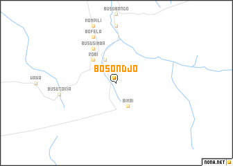 map of Bosondjo