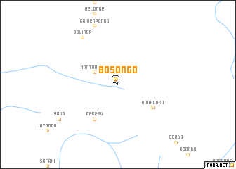 map of Bosongo
