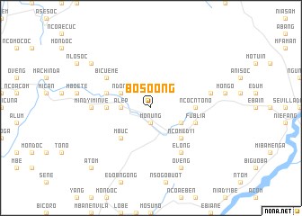 map of Bosoong