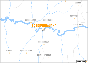 map of Boso-Pandjaka