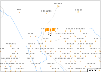 map of Bó Sop