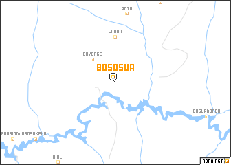 map of Boso-Sua