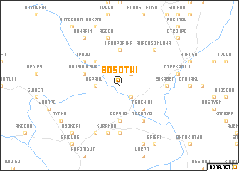 map of Bosotwi