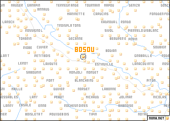 map of Bosou