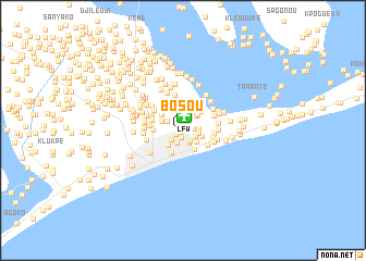map of Bosou