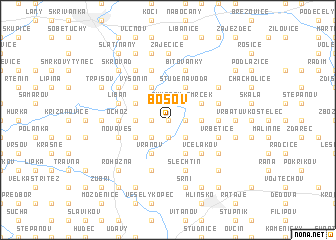 map of Bošov