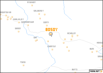 map of Bosoy