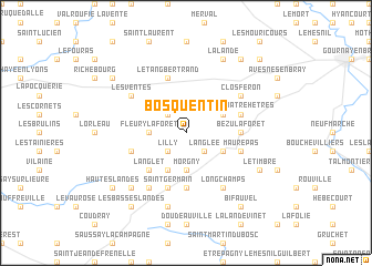 map of Bosquentin