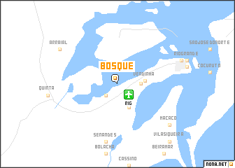 map of Bosque