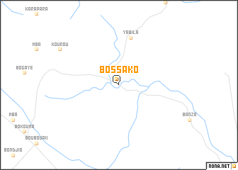 map of Bossako