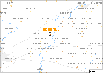 map of Bossall