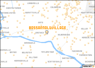 map of Boss Arnold Village