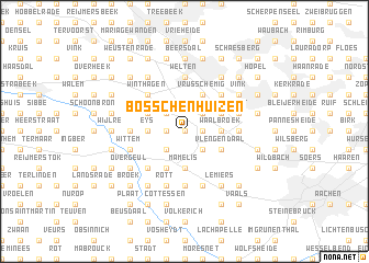 map of Bosschenhuizen