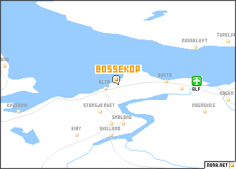 map of Bossekop