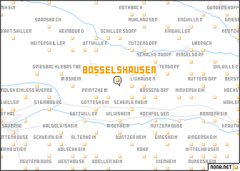 map of Bosselshausen