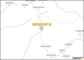 map of Bossematié