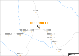 map of Bossembélé