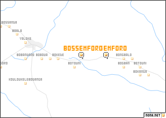 map of Bossemforo