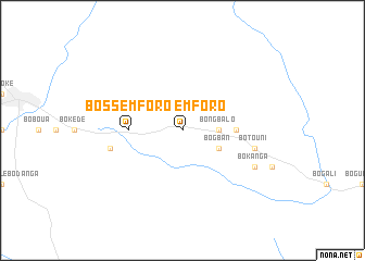 map of Bossemforo