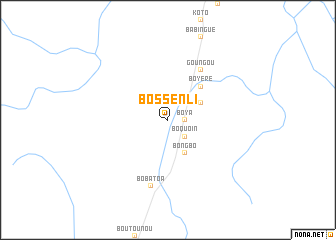 map of Bossenli