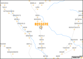 map of Bossere